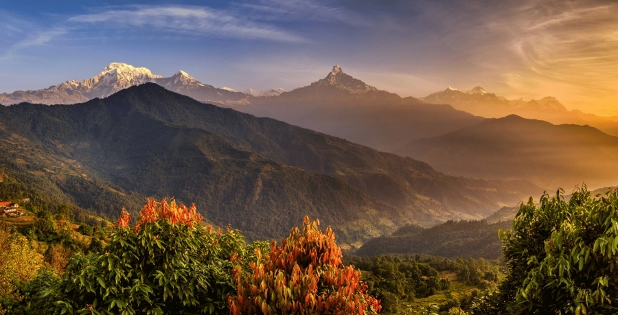 Best summer season to visit Pokhara with a beautiful view of hills and mountains