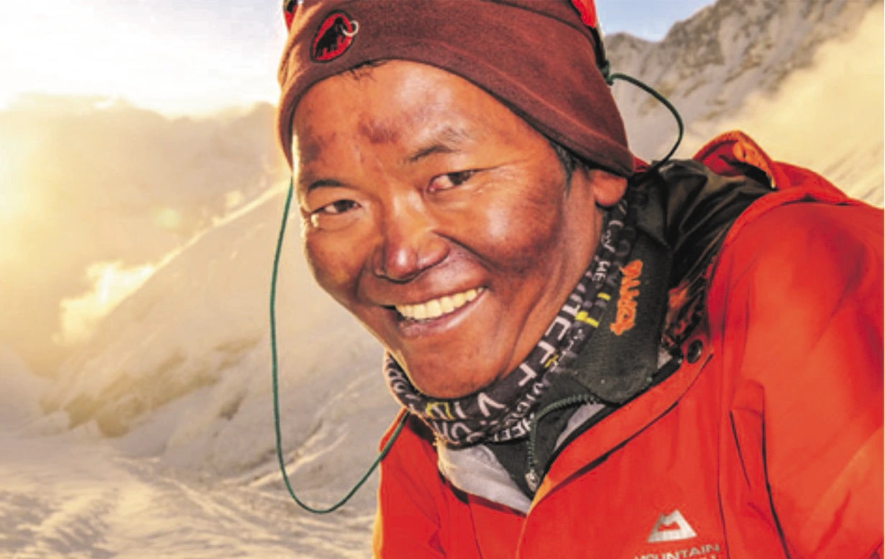 International mountain guide Lhakpa Rangdu Sherpa of Happy Feet Mountaineers agency.