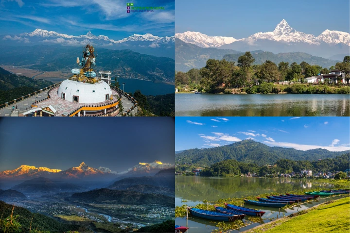 Beautiful view of Pokhara city