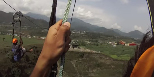 Zipline Flying