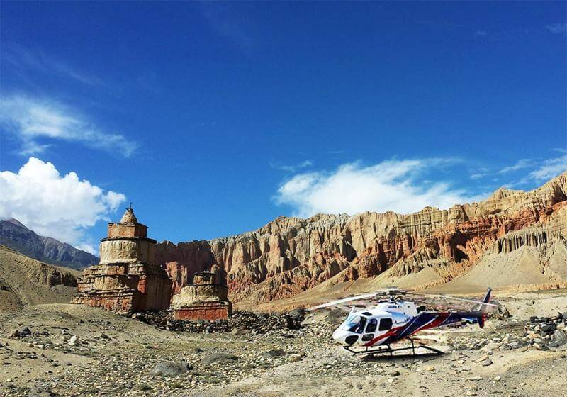 Luxury Lo-Manthang Journey: Trekking Adventure with a Helicopter Retreat